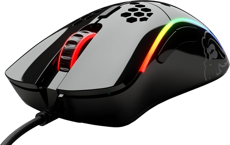 Glorious Model D- Minus Ergonomikus Gamer Egér 61g Ultrakönnyű RGB Fekete