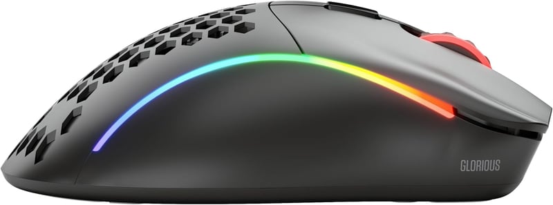 Glorious Model D- Wireless Gaming Egér 67g Könnyű RGB Fekete - Model D Klein, SC BLACK