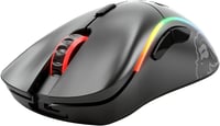 GLORIOUS Model D Wireless Gaming Egér - 69g Ultrakönnyű, 2.4GHz, 71h Akkumulátor, RGB, Ergonomikus - black (matt), Model D 3