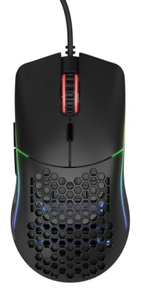 Glorious Model O- žičani gaming miš, 58g, Honeycomb — neispravan, djelomično radi: nedostaje prednja bočna tipka (stanje: vidi 2. sliku) 3