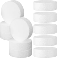 GLSTOY Habcylinder 7,5x7,5x1 inch 18 darab kézműves dekoráció 1