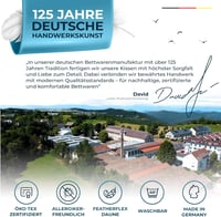 Glückstoff 80x80 cm-es Paplan Párna Szett 2 db, 100% Liba Toll, Ergonomikus 3 Kamrás Fekvőpárna 6