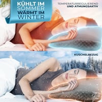 Glückstoff Ergonomikus Memóriahabos Nyakpárna Minden Alvási Pozícióhoz Szürke 4
