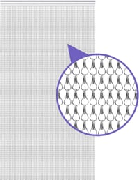 Gluwoer Alumínium Szúnyogháló Függöny 90x200 cm - Ezüst Láncos Rovarfüggöny Teraszajtóra, Könnyű Szerelés, Modern Dizájn, Légáteresztő 7