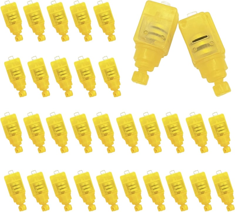 GLY075 LED Lampion Világítás 30db - Meleg Fehér Elemes Mini Lámpák Papírlámpásokhoz, Esküvőre, Partikra, Karácsonyi Dekorációhoz - Energiata