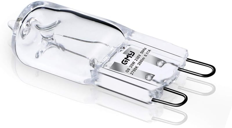 GMY 25W G9 Halogén Sütőlámpa 300°C Hőálló 4db Mikróhullámú Sütőhöz - 25W 4PACK