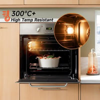 GMY 25W G9 Halogén Sütőlámpa 300°C Hőálló 4db Mikróhullámú Sütőhöz - 25W 4PACK 4