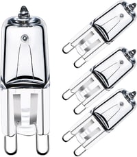 GMY 25W G9 Halogén Sütőlámpa 300°C Hőálló 4db Mikróhullámú Sütőhöz - 25W 4PACK 1