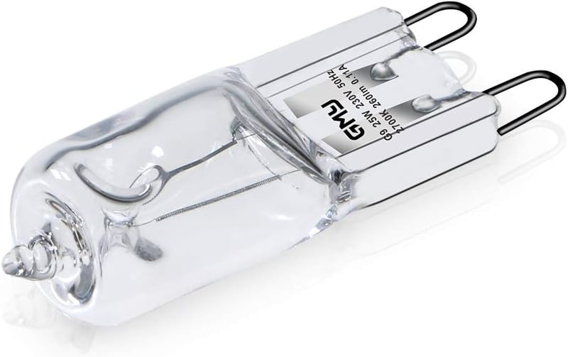 GMY Halogén G9 40W 230V Sütő és Mikrohullámú Sütő Izzó 300°C Hőtűrő 4db - 40w 4pack