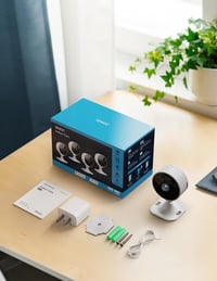 Sada 4 ks interiérových WiFi bezpečnostných kamier GNCC GC3, 1080P Full HD, 2,4 GHz, zásuvné, pevné, domáca monitorovacia kamera 9