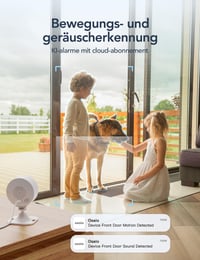 Sada 4 ks interiérových WiFi bezpečnostných kamier GNCC GC3, 1080P Full HD, 2,4 GHz, zásuvné, pevné, domáca monitorovacia kamera 8