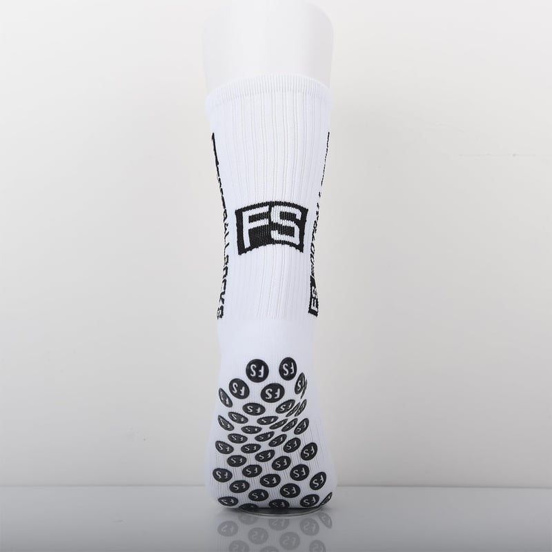 Gnepief 3 Pár Csúszásmentes Futball Zokni Fehér