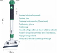 GOAMBUY Tapétaleválasztó Kaparó 30cm - Hatékony Tapéta és Ragasztó Eltávolító Eszköz Falfelújításhoz, Csempéhez és Konyhához 2