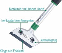 GOAMBUY Tapétaleválasztó Kaparó 30cm - Hatékony Tapéta és Ragasztó Eltávolító Eszköz Falfelújításhoz, Csempéhez és Konyhához 4
