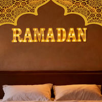 Decorațiune LED cu alfabet Ramadan GOAUS, pe baterii, iluminat decorativ de masă și suspendabil pentru casă 6