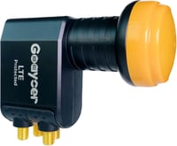 Goaycer Quad LNB 4-Utas Digitális HD 4K Műholdvevő LTE Szűrővel, Aranyozott Csatlakozó, Időjárásálló 1