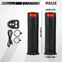Smerovky na riadidlá elektrickej kolobežky Gobesty s blikajúcim svetlom a bezdrôtovým diaľkovým ovládaním, pre 22 mm rukoväte, pre Xiaomi M365, Pro, Pro2, 1S a Ninebot G30 2