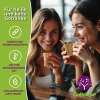 GoBeTree 100 bucăți pahare din hârtie kraft reutilizabile, 120 ml, pentru espresso și lungo, băuturi reci și calde, pahare din carton de unică folosință 5