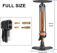GOBKO kerékpár pumpa nyomásmérővel 160 PSI francia szelep MTB országúti 2