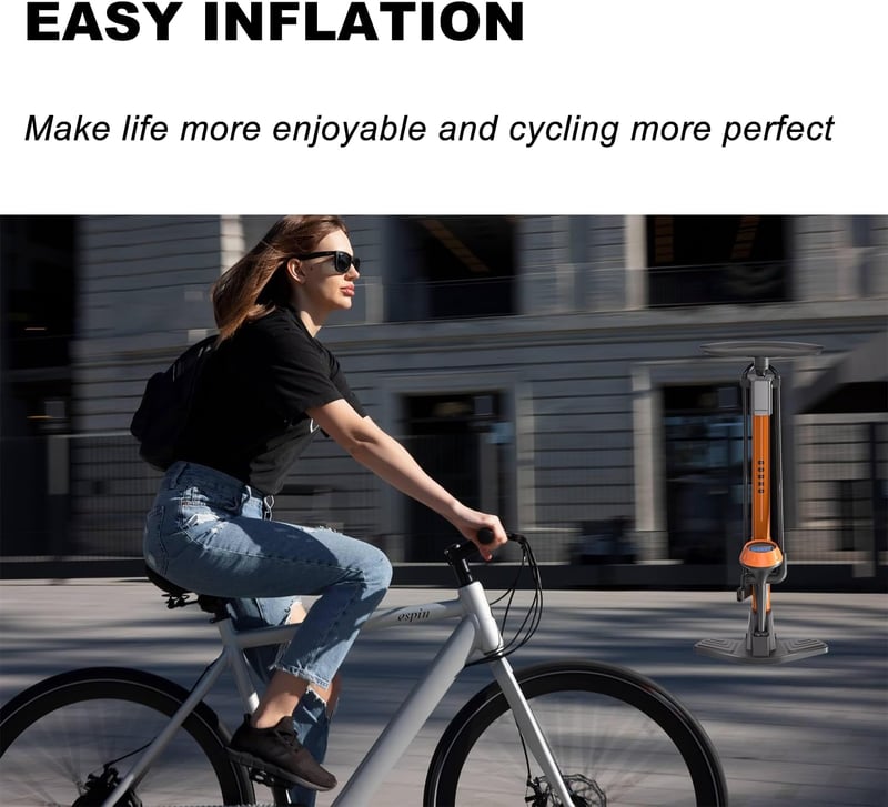 GOBKO kerékpár pumpa nyomásmérővel 160 PSI francia szelep MTB országúti