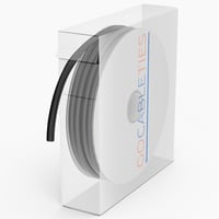 Gocableties zmršťovacia bužírka 2:1 na kotúči - priehľadná - 12,7 mm x 6 m 6