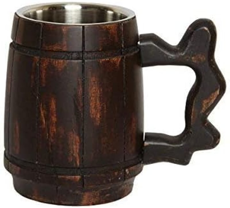GoCraft Kézműves Fa Söröskorsó 18oz Rozsdamentes Acél Betéttel - Vintage Bárfelszerelés, Férfi Ajándék, Klasszikus Dizájn

AI: I've created 