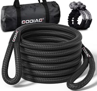 GODIAG 1"×30ft Kinetic Recovery Tow Cable 43000lbs Terepjáró Vonókábel Rugalmas 1