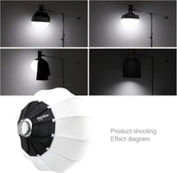 Godox 50cm Lámpa Softbox Fénymódosító SL-60W SL150W II FV150 AD300PRO AD400PRO 6