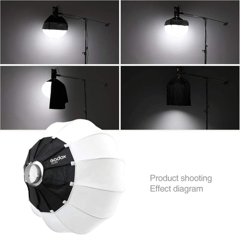Godox 50cm Lámpa Softbox Fénymódosító SL-60W SL150W II FV150 AD300PRO AD400PRO