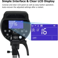 Godox DP600III Stúdió Vaku 600W Professzionális Monoblokk Bowens Csatlakozóval és 2.4G Vezeték Nélküli Rendszerrel 7