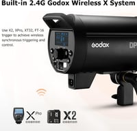 Godox DP600III Stúdió Vaku 600W Professzionális Monoblokk Bowens Csatlakozóval és 2.4G Vezeték Nélküli Rendszerrel 6