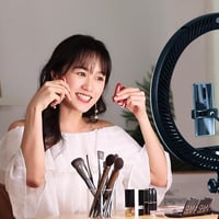 Godox LR150 LED Körfény 46cm Állvánnyal Szelfi Gyűrűlámpa Szabályozható 3000K-6000K Sminkhez Videózáshoz Telefonhoz 2