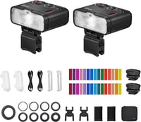 Godox MF12-K2 Makró Vaku Szett 2db TTL Vezeték Nélküli 2.4G Színes Szűrőkkel Portré Növény Ékszer Fotózáshoz 6