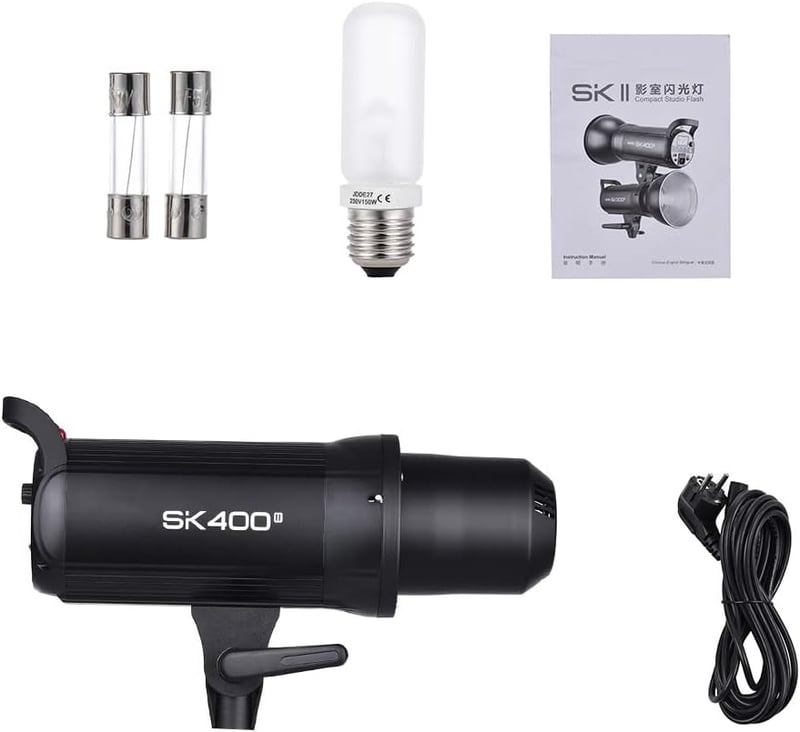 Godox SK400II 400W Stúdió Vaku Vezeték Nélküli 2.4G Rendszer GN65