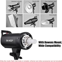 Godox SK400II 400W Stúdió Vaku Vezeték Nélküli 2.4G Rendszer GN65 3