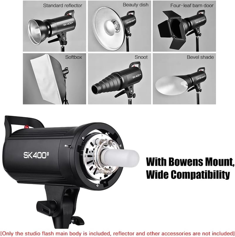 Godox SK400II 400W Stúdió Vaku Vezeték Nélküli 2.4G Rendszer GN65
