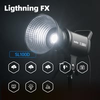 GODOX SL100D 2x100W LED videólámpa szoftboxszal, állvánnyal és távirányítóval 3