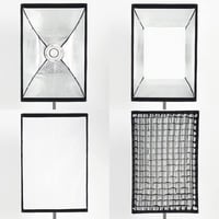 GODOX SL100D 2x100W LED videólámpa szoftboxszal, állvánnyal és távirányítóval 6