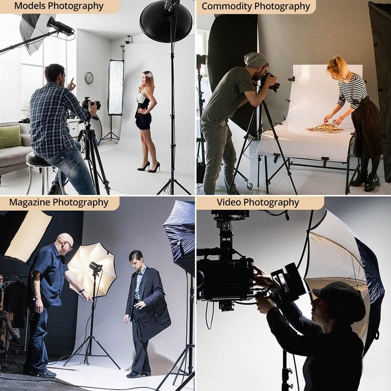GODOX SL100D 2x100W LED videólámpa szoftboxszal, állvánnyal és távirányítóval