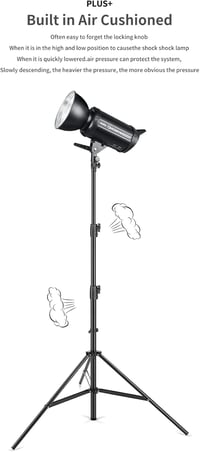 GODOX SL100D 2x100W LED videólámpa szoftboxszal, állvánnyal és távirányítóval 5