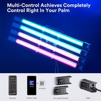 Godox TL60 RGB LED Fénycső 2700K-6500K CRI 96 Videó Lámpa Effektekkel 4