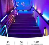 Godox TL60 RGB LED Fénycső 2700K-6500K CRI 96 Videó Lámpa Effektekkel 2