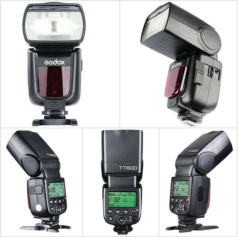 GODOX TT600 2.4G rendszervaku Speedlite fekete Canon Nikon Pentax Olympus Fujifilm Panasonic kompatibilis fényképezőgépekhez