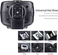 GODOX TT600 2.4G rendszervaku Speedlite fekete Canon Nikon Pentax Olympus Fujifilm Panasonic kompatibilis fényképezőgépekhez 5