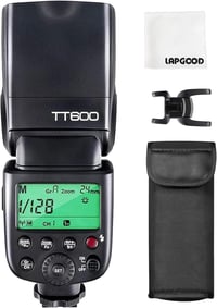 GODOX TT600 2.4G rendszervaku Speedlite fekete Canon Nikon Pentax Olympus Fujifilm Panasonic kompatibilis fényképezőgépekhez 1