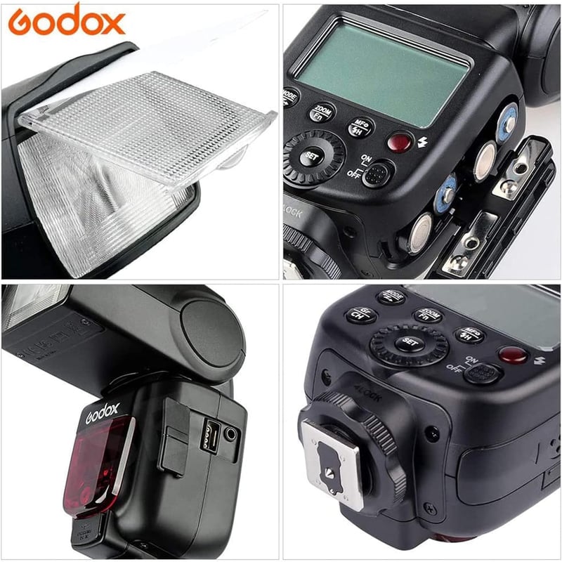 GODOX TT600 2.4G rendszervaku Speedlite fekete Canon Nikon Pentax Olympus Fujifilm Panasonic kompatibilis fényképezőgépekhez