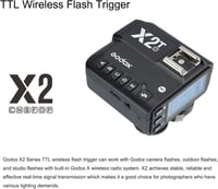 Godox X2T-O TTL Vezeték Nélküli Vaku Trigger Olympus Panasonic HSS 1/8000s 2