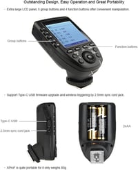 Godox Xpro-F TTL Vezeték nélküli Vaku Trigger Fujifilm Kamerákhoz 5