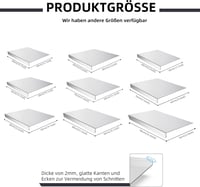 Goeasyoii Rozsdamentes Acél Vágódeszka és Kenyérsütő Lap 60x40 cm, Gyúródeszka Ütközőéllel, Tészta és Sütőlap Konyhába 3