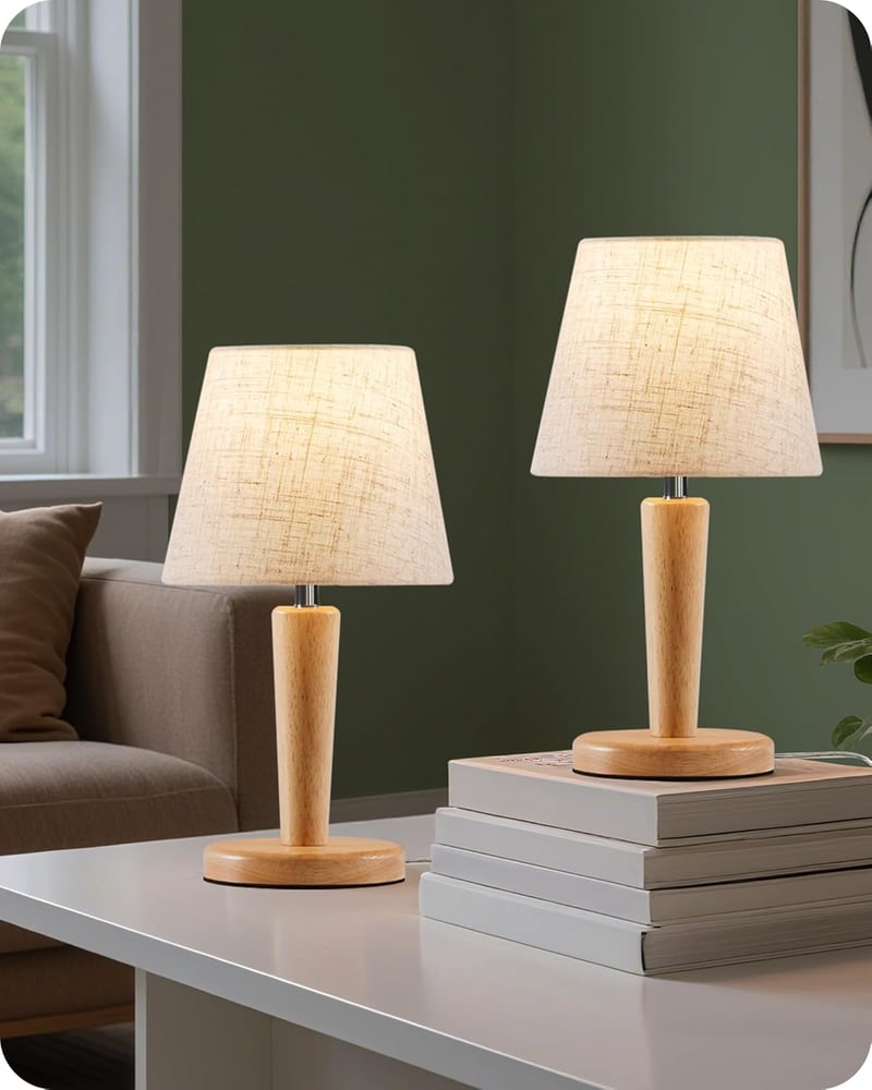 Lampă de masă GOEBLESON ZME13TLDP205 pentru iluminat decorativ în living, dormitor sau pe noptieră